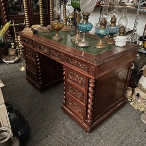 Mesa escritorio antigua 05