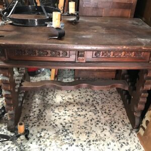 Mesa escritorio antigua 07