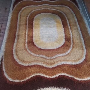 Alfombra decoración marrón 04   (300/200)